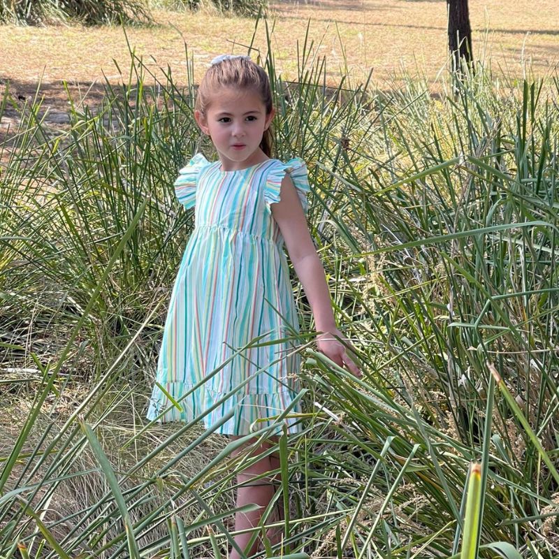 Junior FRACO Eden Striped Dress