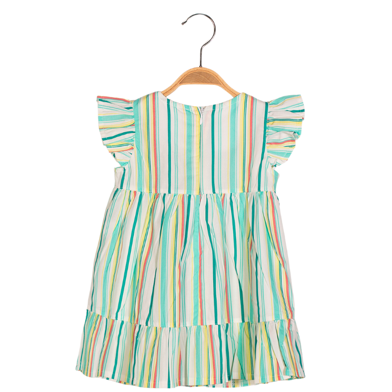 Junior FRACO Eden Striped Dress back view