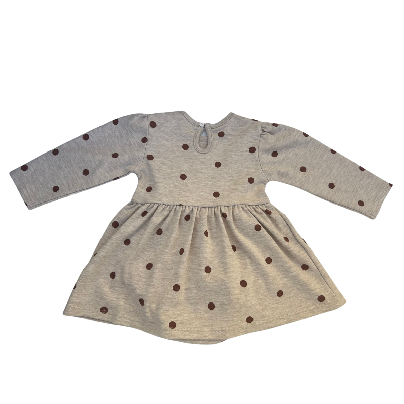 Junior FRACO Ellie Polka Dot Dress back view