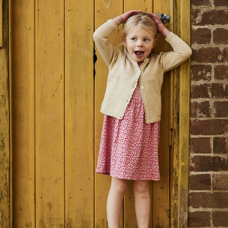 IRIS GOLD & GLITTER CARDIGAN