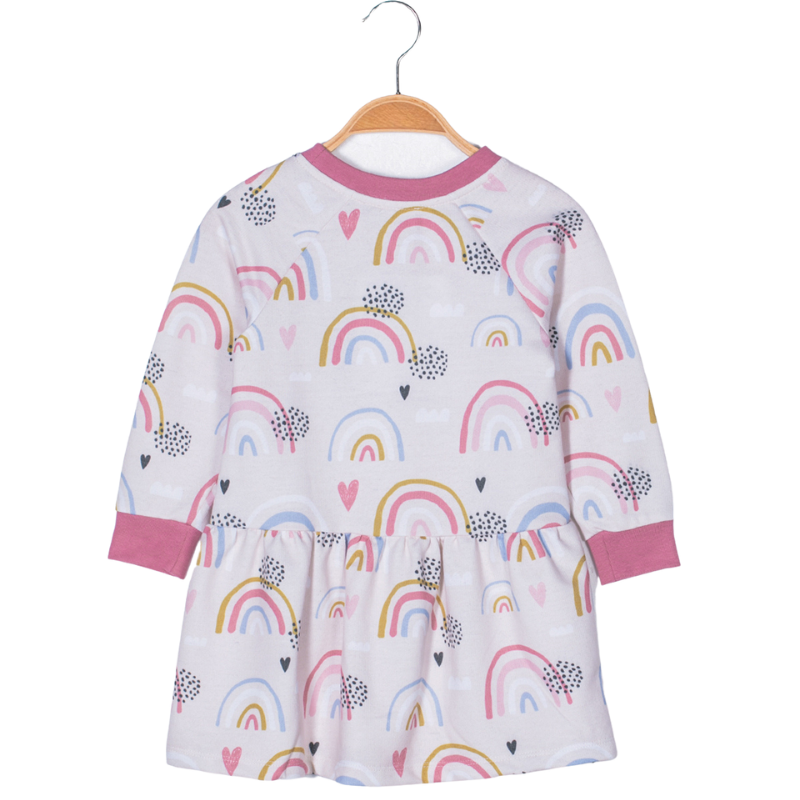 Junior FRACO Maisy Rainbow Dress back view