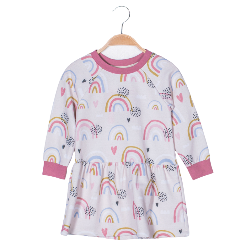 Junior FRACO Maisy Rainbow Dress front view