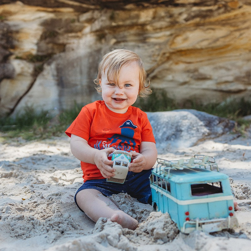 Junior FRACO Archie Under The Set Boy on Beach