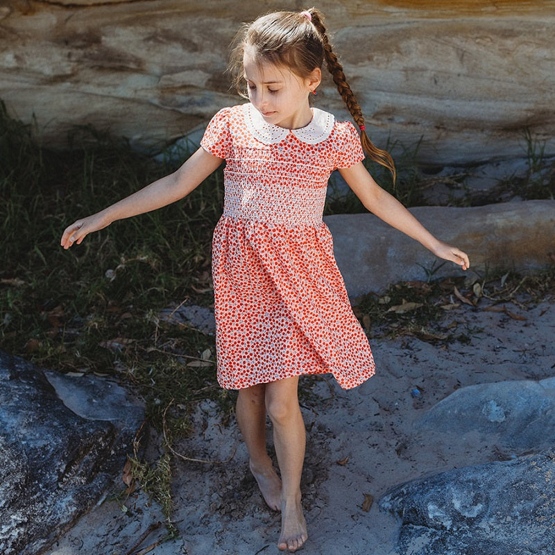 CHARLOTTE SMOCKED PARTY DRESS